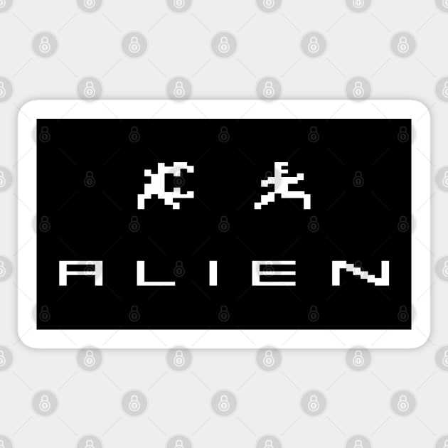 Alien 2600 Sticker by CCDesign